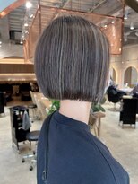 ロンド エスポワール 錦糸町(Lond espoir)&nbsp;◯黒髪グレーベージュハイライトレイヤーロングボブ前髪パーマ