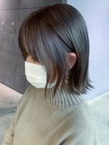 アイティーバイアルバム 下北沢店(IT by ALBUM)&nbsp;グレージュボブ_外ハネボブセクションカラー_ba363092