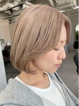 ジエクト カナウ(The Ect canow) ミルクティーボブ 顔周りカット 韓国風ボブ エギョモリ