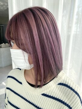 ヘアーアンドスパ フェリーチェ ミチ 野田屋町店(HAIR&SPA felice MICHI) ピンクアンブレラ