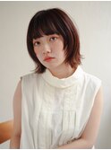 前髪/マチルダボブ/ピンクベージュインナー/グレージュ[甲府駅]