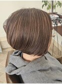 白髪ぼかし、ブラウン