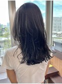 レイヤーカット/透明感カラー/韓国/髪質改善/奈良駅/奈良/