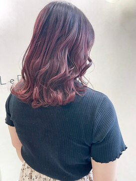 パロ(PALO) グラデーションカラー/レイヤーカット