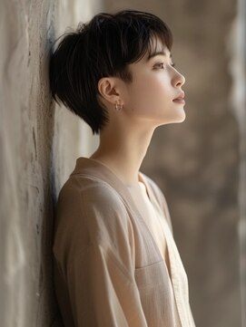 アルトリスト(Altruist Aging×HAIR&SPA) ☆イメチェンピンクベージュアンブレラカラー前髪クールショート