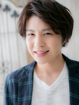 モッズヘアメン 名護大東店(mod's hair men) 七三分けアースカラー王道スマートマッシュk名護大東