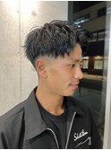 ローフェードショート/ブルージュカラー