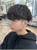 横浜波巻きパーマシャドウパーマツイストスパイラルパーマ30代