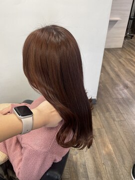 ハイル(KHAIR) オレンジブラウン♪/梅田美容室/金城二千夏