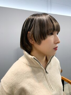 オーオシカシカスペース(OOO YY Space) マッシュボブ×デザインカラー