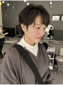 ふんわりパーマ×ショート