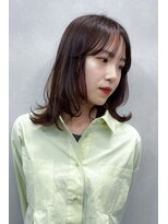 ディアバイストロー 栢山店(Dear by Straw)&nbsp;軽めミディアム×外ハネ