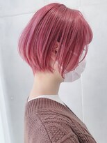 セイドット リー(Say. Ree)&nbsp;Say.ショートボブチェリーレッドミニウルフデジタルパーマ青山