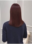 レッドブラウン×ミディアムヘア【銀座駅】片桐