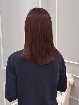 ネオリーブギンザ 銀座店(Neolive GINZA) レッドブラウン×ミディアムヘア【銀座駅】片桐