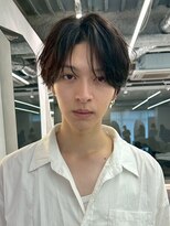 ポーチバイハニー オモテサンドウ(PORCH by HONEY omotesando)&nbsp;センターパート/ニュアンスフェザーパーマ/アップバングマッシュ