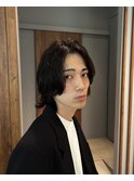 メンズミディアムパーマ