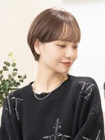 ガーデンヨコハマエスト(GARDEN YOKOHAMA est)&nbsp;ショート　ショートボブ　ハンサムショート　前髪　暗めカラー