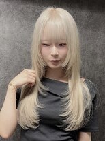 ルフレ 新宿歌舞伎町店(Reflet)&nbsp;ダブルカラー/レイヤーカット/プルエクステダイヤモンド