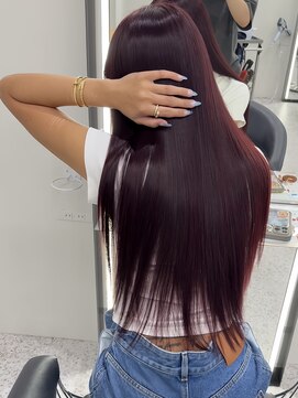 ジュイル ハラジュク(JEWIL HARAJUKU) 10代20代30代ブリーチしないボルドーカラー