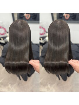 アマテラスゼロ 新宿(AMATELAS zero) アッシュグレージュ×艶髪