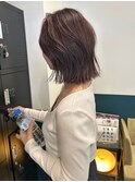 千葉駅/オリーブグレー/小顔/ココアベージュ