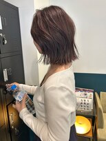 ヘアーブレイス(hair brace)&nbsp;千葉駅/オリーブグレー/小顔/ココアベージュ