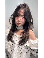 ロンドルピナス 小倉(Lond Lupinus) 黒髪カタログ/オリーブグレー/ココアベージュ/小顔に見せるヘア