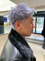 ピークアブー ワン(PEEK-A-BOO ONE)&nbsp;ダブルカラーシルバーカラーメンズショート