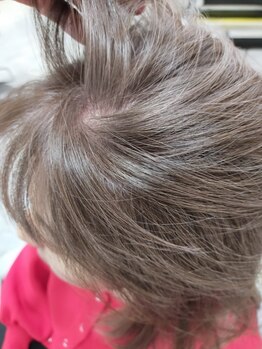 チース(CHEETH)の写真/【ダメージレス】白髪を馴染ませることができるカラー剤をご用意。あなたの魅力を引き出すカラーをご提案♪