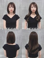 リップ 大阪本店(LIP) 【レミー100%最高級人毛/ロング】シールエクステ80枚