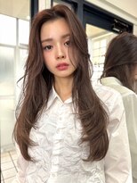 イヴォーク トーキョー(EVOKE TOKYO) かきあげ前髪カーテンバングレイヤーカット韓国ヘア20代