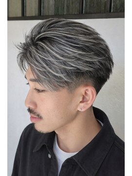 アットティー 金沢文庫(at tee...) 【白髪ぼかしハイライト×メンズにもオススメ】