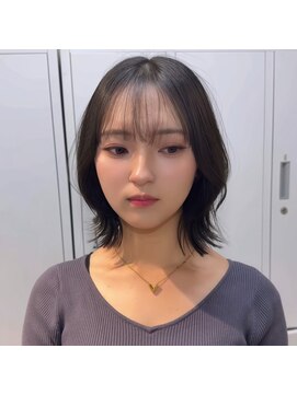 ザシェノンウメダ(THA CHAINON UMEDA) イメチェン/ピンクベージュ/アンブレラカラー/前髪/心斎橋