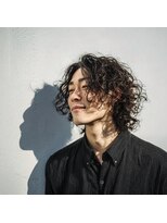 アンサ 藤森店(ANSA)&nbsp;無造作スパイラルパーマ×ミディアムメンズ