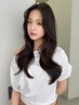 白髪染めリタッチカラー+カット+炭酸スパ　￥6000
