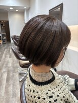 トータルビューティーサロン プリエ(prier)&nbsp;40代からのノンジアミンカラー丸みショート