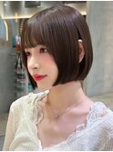 ▲ダークパープル/髪質改善/縮毛矯正/オリーブベージュ/横浜/68
