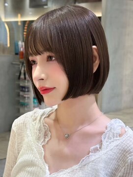ロンドクロエ 横浜(Lond Chloe) ▲ダークパープル/髪質改善/縮毛矯正/オリーブベージュ/横浜/68