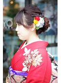 振袖 アップスタイル