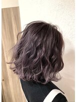 シエル 八王子店(CIEL)&nbsp;【モードなラベンダーカラー】スパイラル×フェミニンボブ