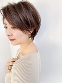 ふんわり柔らかい耳かけショートボブ