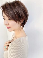 ヘアープレイス ヴィブ(hair place VIVE) ふんわり柔らかい耳かけショートボブ