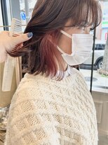 ヘアーアイスカルテット(HAIR ICI QUARTET) インナーカラーピンク