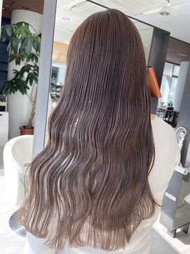 エアー 銀座(air) ★岡田有加★20代30代/ハイライト×透明感アクアベージュ