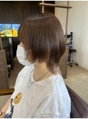ウルフカット/インナーカラー