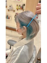ヘアーアンドメイク ブロッサム 志木南口店(HAIR&MAKE Blossom) インナー/ターコイズブルー/《スタイリスト　鎌田》