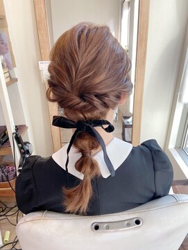 ロカット サロン(Roquat Salon) あみおろしシンプルアレンジ【ヘアセット/立川/立川南/浴衣】