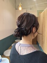 キュオンシア(CUEON. ciea)&nbsp;お呼ばれヘア×シニヨンアレンジ