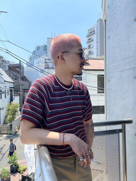 アルカナ 明治神宮前原宿(ARCANA) 束感ショート　波巻き　ハイライト マッシュパーマ